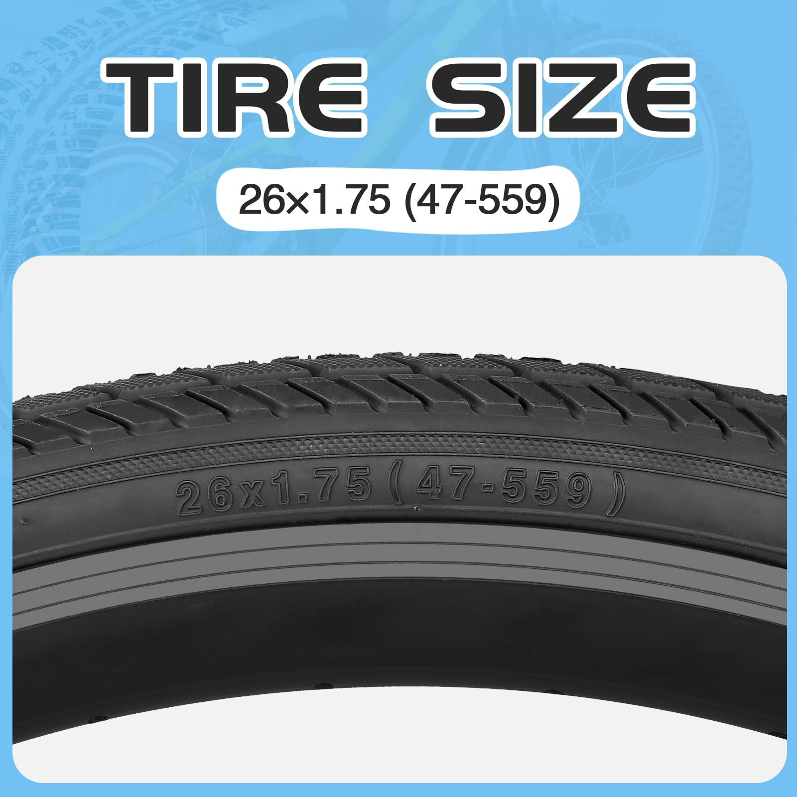 ZUKKA 2 x składana opona 26 x 1,75, 47-559, składane, do rowerów górskich, dziecięcych, crusier, przełączników, 2 szt