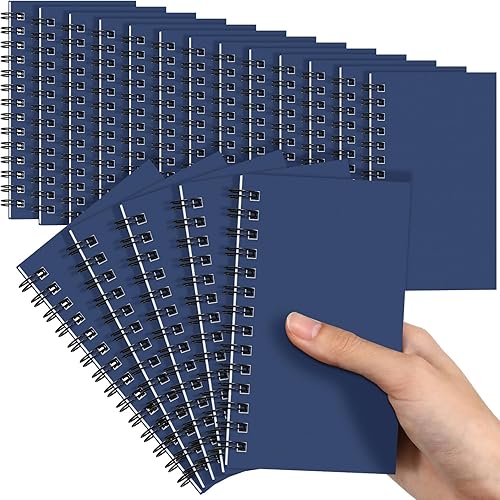 Vista 73 de Jutom 18 cuadernos pequeños en espiral, blocs de notas de 3 x 5 pulgadas, cuadernos de bolsillo pequeño a granel, mini bloc de notas con páginas