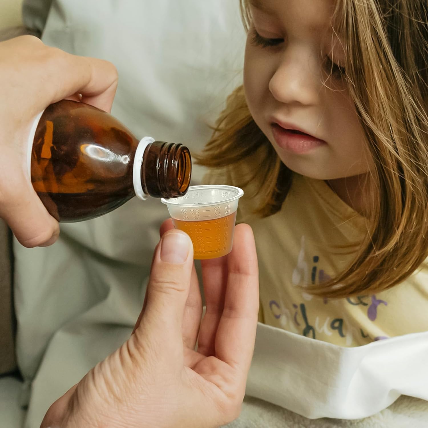 Lilymicky 2000 Count 1 oz Disposable Medicine Cups, 1 oz Plastic Med Cups For Mixed Pills, Medication Measuring, Resin Mixing