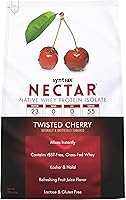 Vista 10 de Syntrax Nutrition Nectar, 100% proteína aislada de suero en polvo, sabor refrescante a fruta, enfriador caribeño, 2 libras