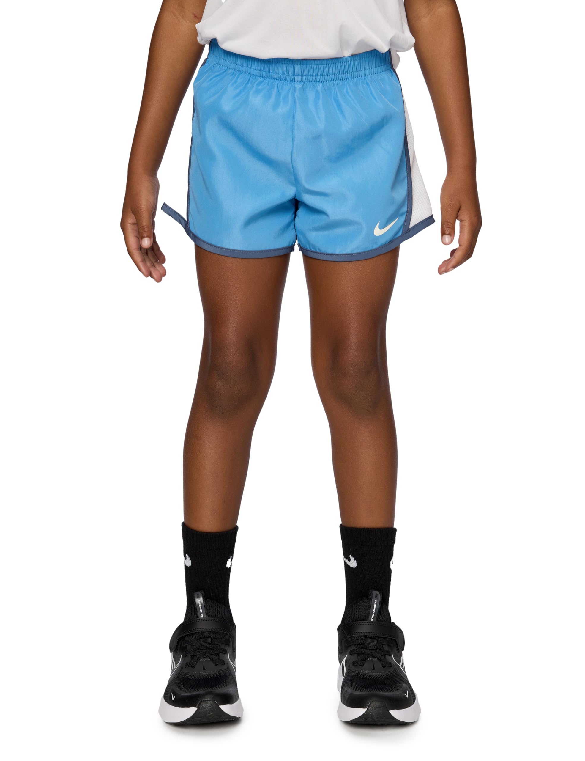 Nike Dri-fit Tempo Shorts Pantalones Cortos, Más allá del Azul, 5 para Niñas