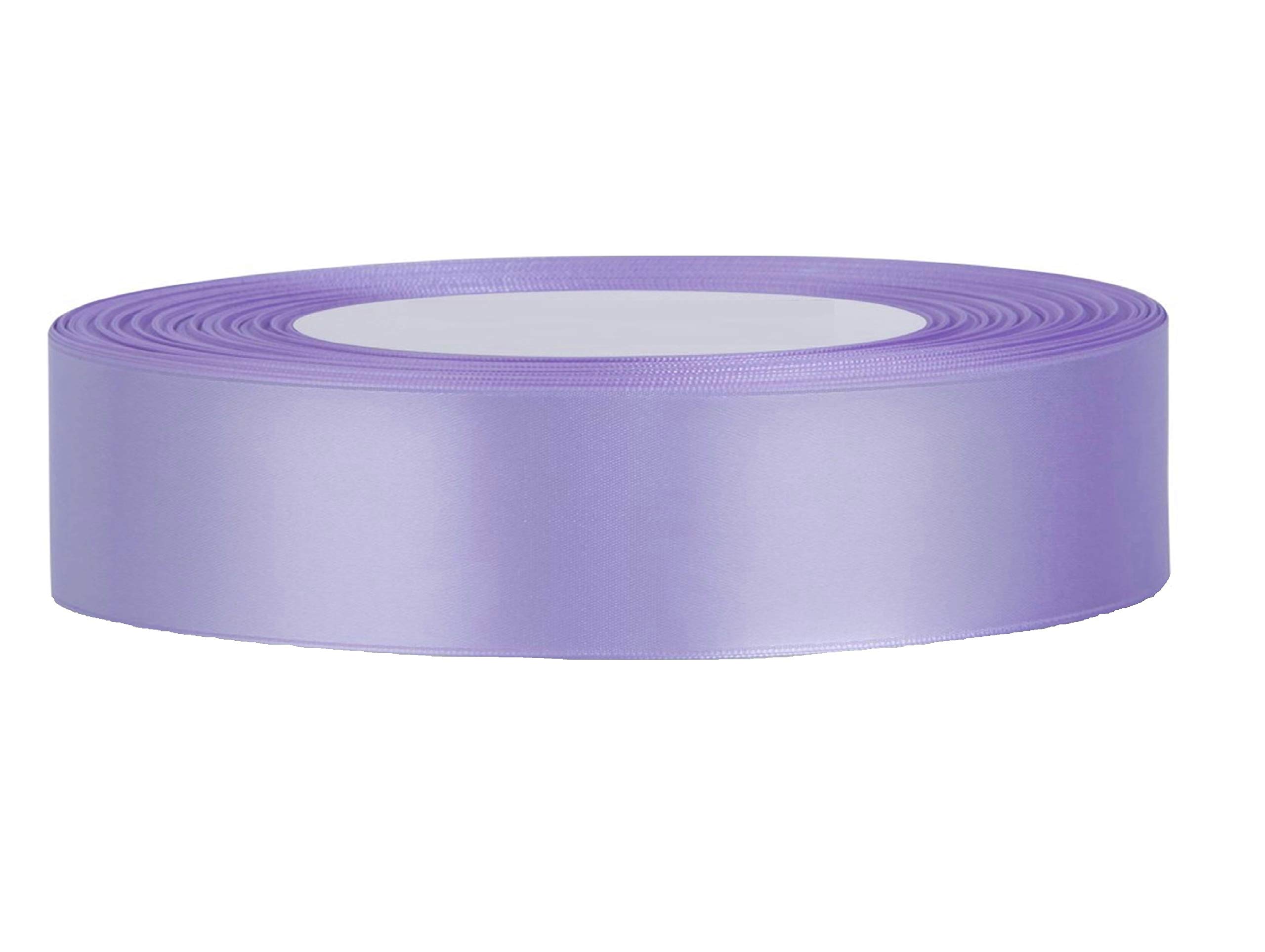 Double Sided Satin Ribbon Size 25mm x 10 Meters, Perfect for Gifts Wrap Sew Party, Decorations Events Dress Wedding Christmas Crafts, Bows Car, DIY, Bouquets, Cake More (Black) — view 218