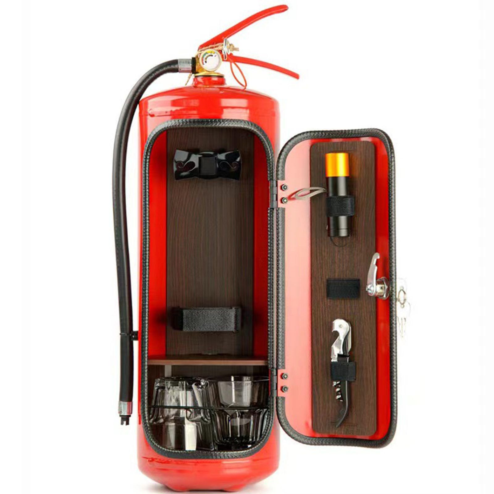 Boîte de rangement pour extincteur mini bar de camping et pique-nique