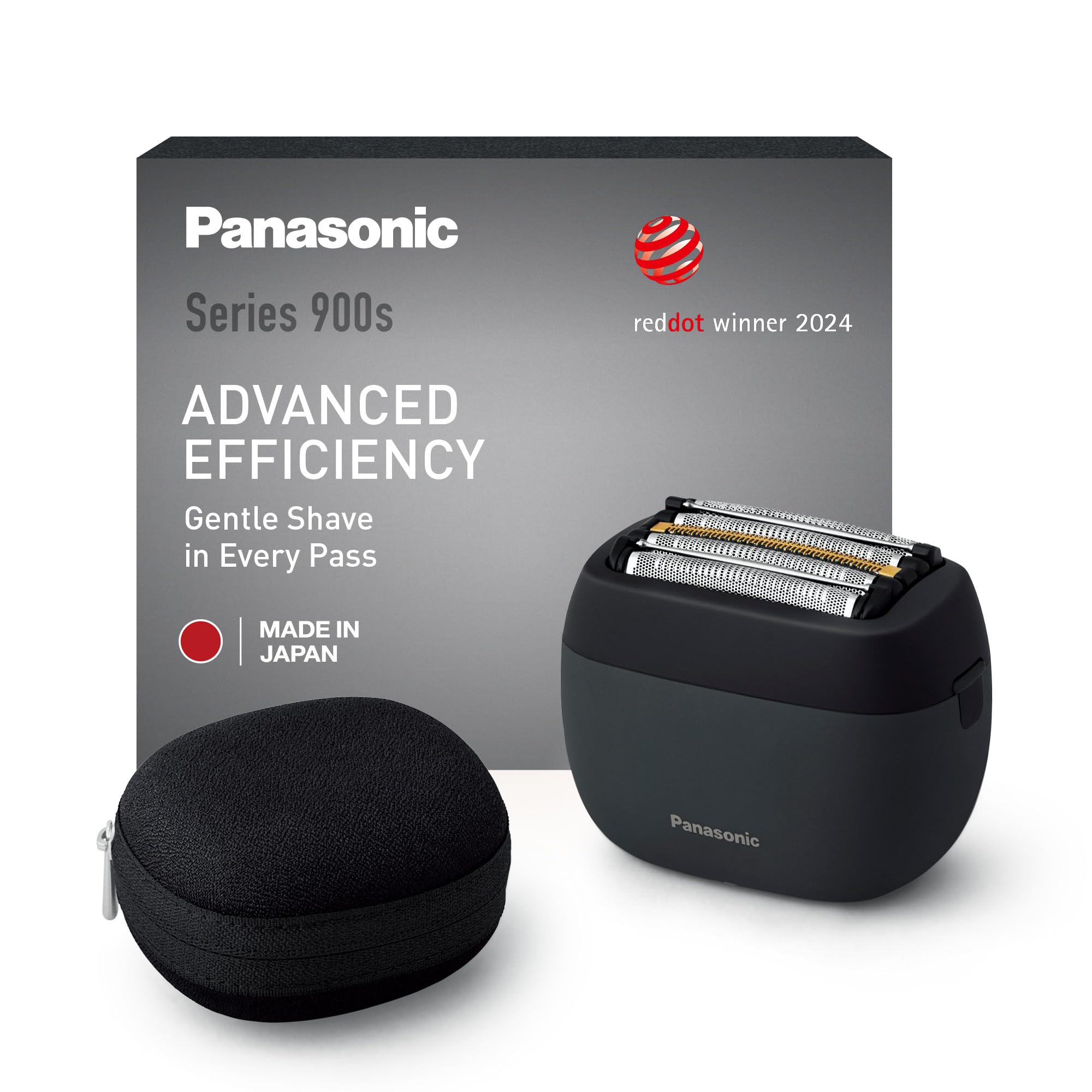 Panasonic ES-PV3B-K803 900s Series Shaver, 5-Blade Electric Wet and Dry Shaver for Men, Responsive Beard Sensor, USB-C, Carrying Case, Matte Black