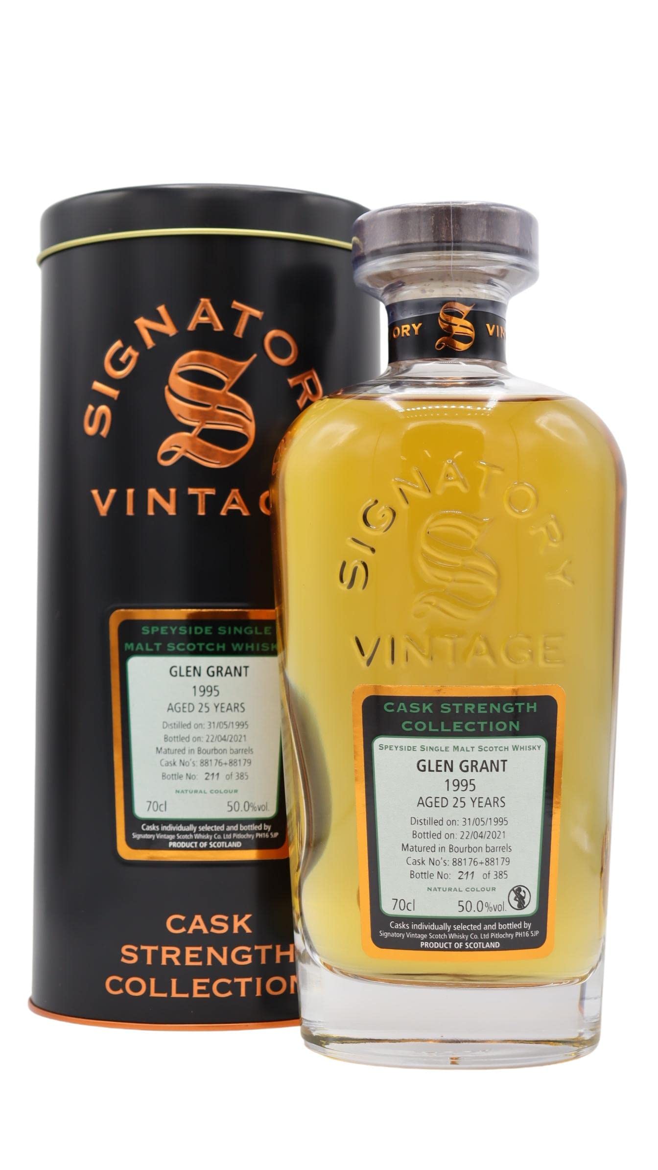 Glen Grant - Signatory - Cask Strength - 1995 25 year old Whisky