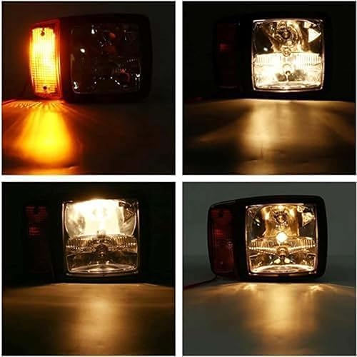 Miniatura 5 de JCB - Faro delantero para retroexcavadoras, Loadall, Universal 3C, 3CX, 3D, 3DX, 4C, 4CN, 4CX - 12V Luces de cabeza con indicador