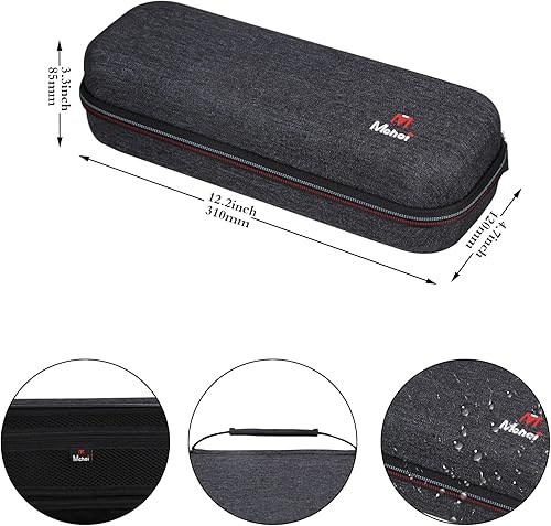 Miniatura 7 de Mchoi Funda de viaje rígida de EVA compatible con Canon imageFORMULA R10 / P-215II escáner de documentos portátil, solo funda