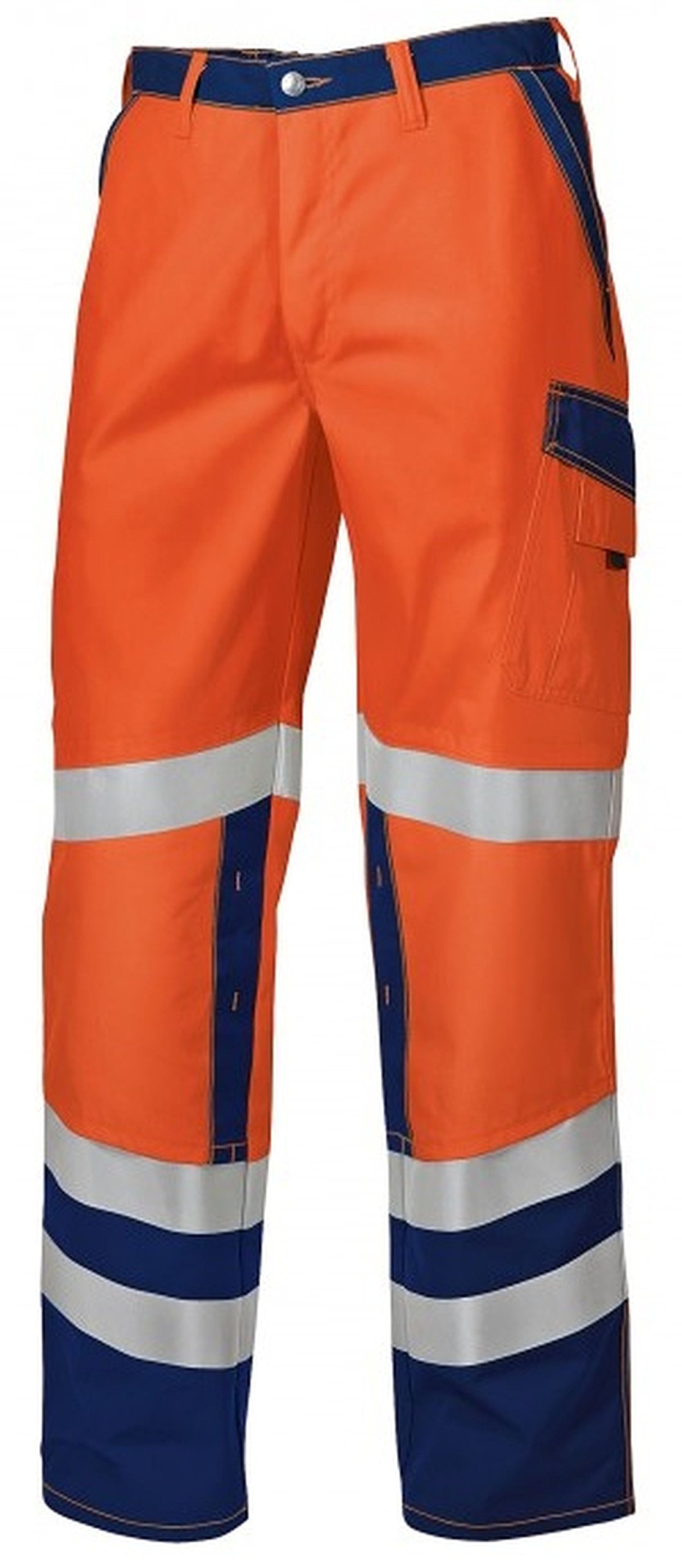 BP 1798-720-40 Bib & Brace, Stretch Braces With Clip Fastenings, 305,00 G/M², Reinforced Cotton, Sahara/Anthracite, Size 35/36S