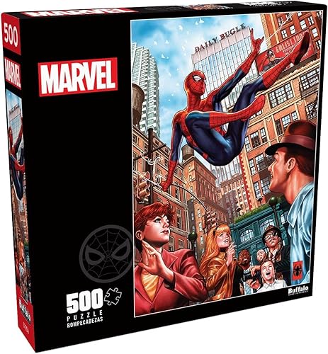 Buffalo Games - Marvel - The Amazing Spider-Man #24 Variant - Rompecabezas de 500 piezas para adultos - Rompecabezas desafiante perfecto para noches
