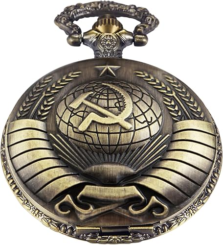 Whodoit Reloj de bolsillo de cuarzo para hombre, ojos verdes, forma de caja redonda, collar de bolsillo