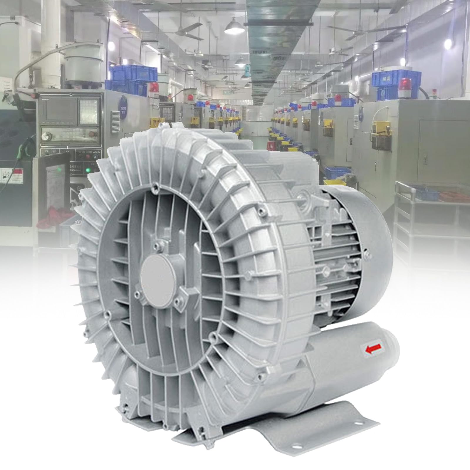Souffleur à canal latéral 220V pompe vide pour aspiration et soufflage d'air