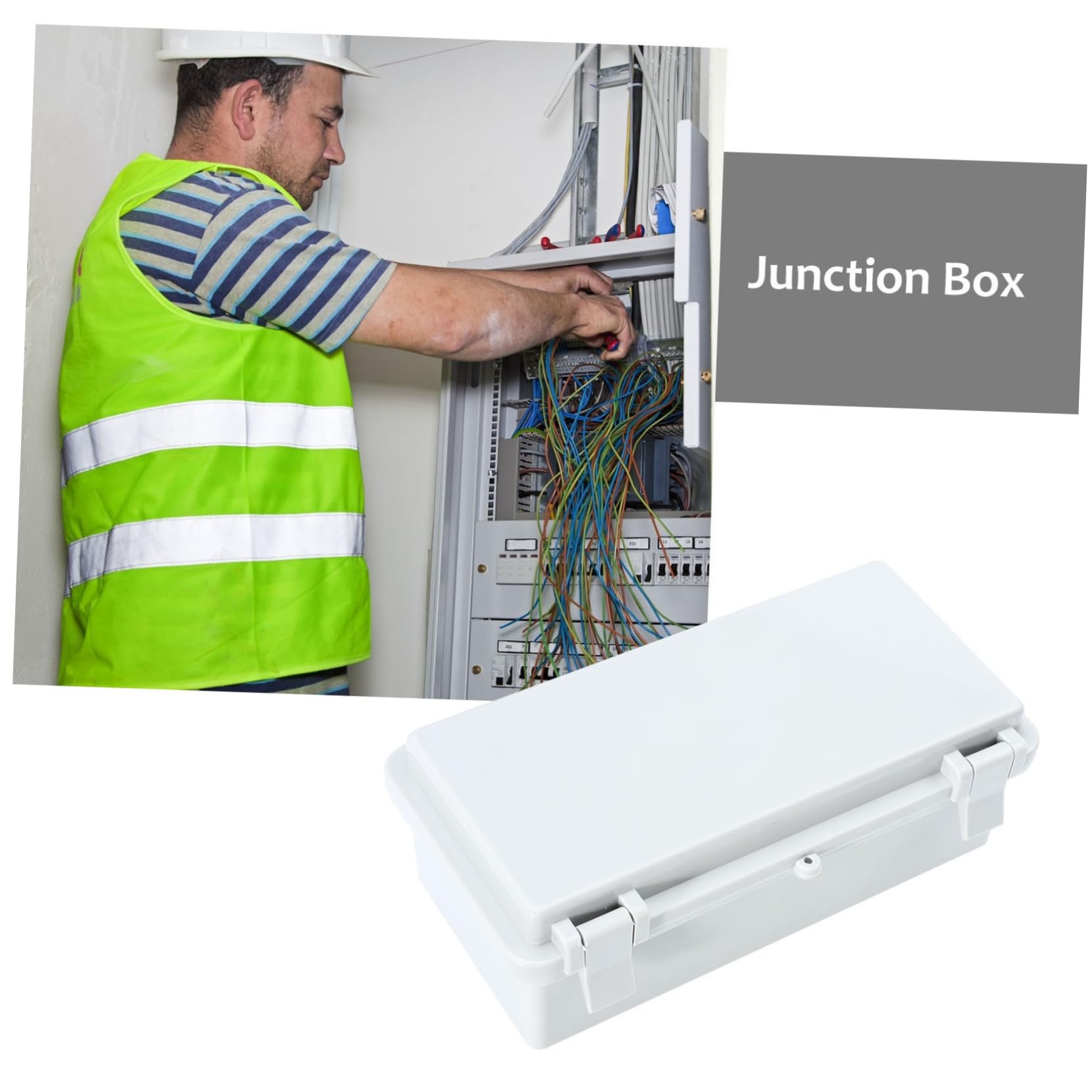 STOBOK 2 Wasserdichte Anschlussdose Kreuzung Abdeckung Outdoor-Kabelschutz Wasserdichter elektrischer Stecker wasserdichter Kabelverbinder Wasserdichtes Gehäuse für Elektronik Abs