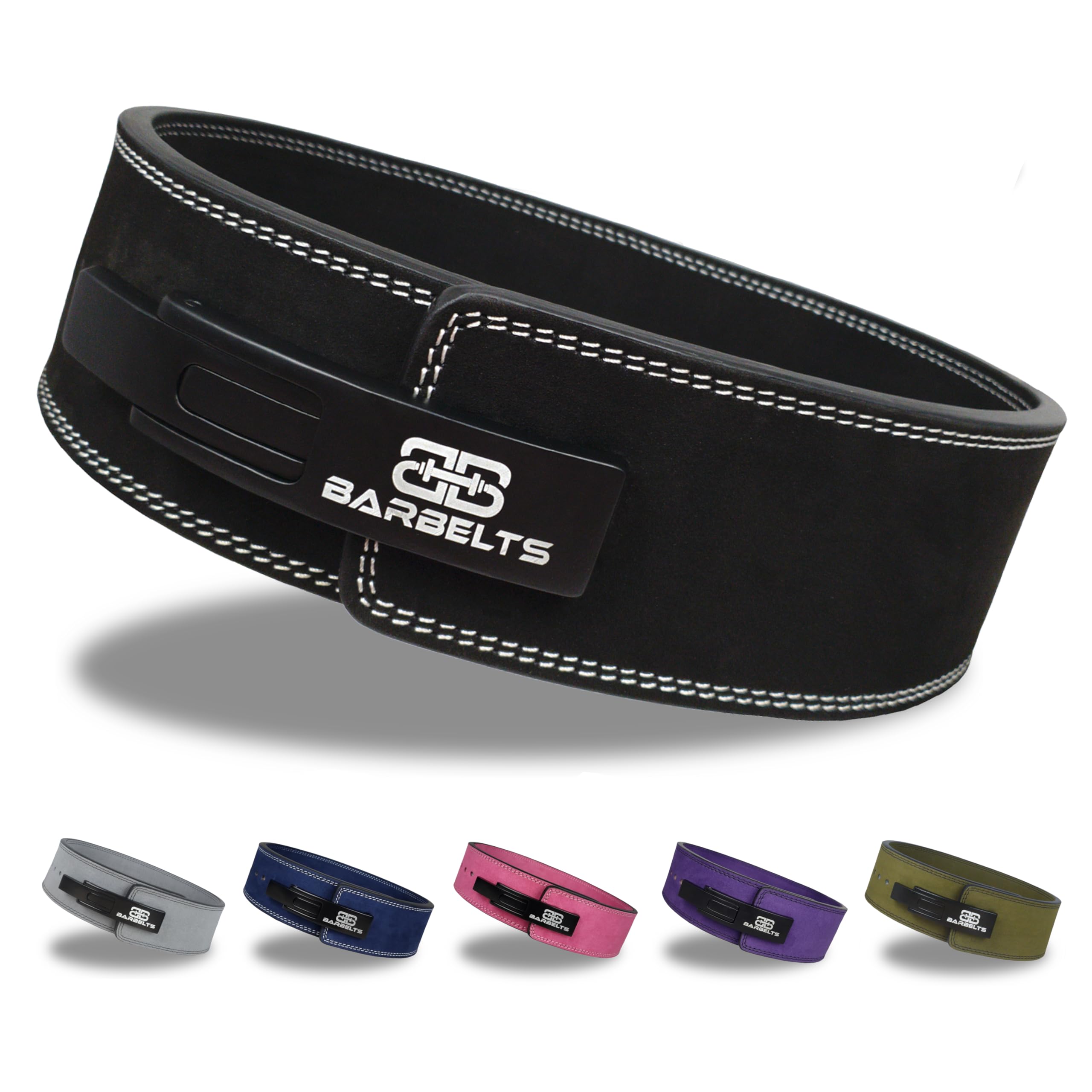 Lever Belt 10mm, Powerlift Gürtel, 100% Leder, Gewichtlifting Belt Strap, Gürtel für Krafttraining