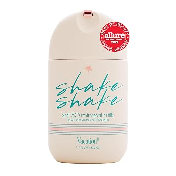 Vacation Shake Shake SPF 50 Mineral Face Sunscreen, 1.7 Fluid Ounces