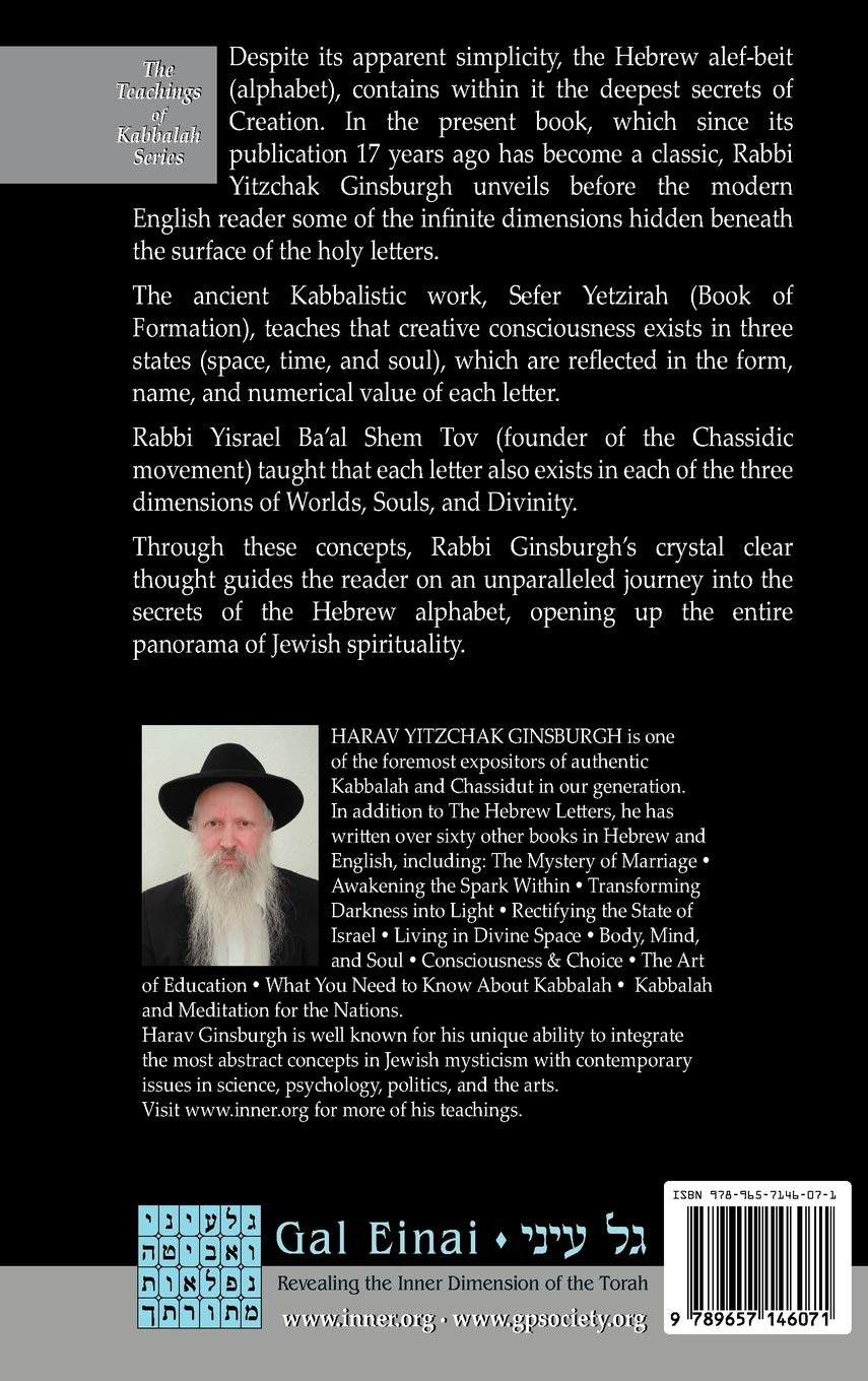 The Hebrew Letters: Channels Of Creative Consciousness