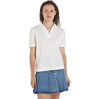 Tommy Hilfiger Maglietta Polo Maniche Corte Donna Regular Fit