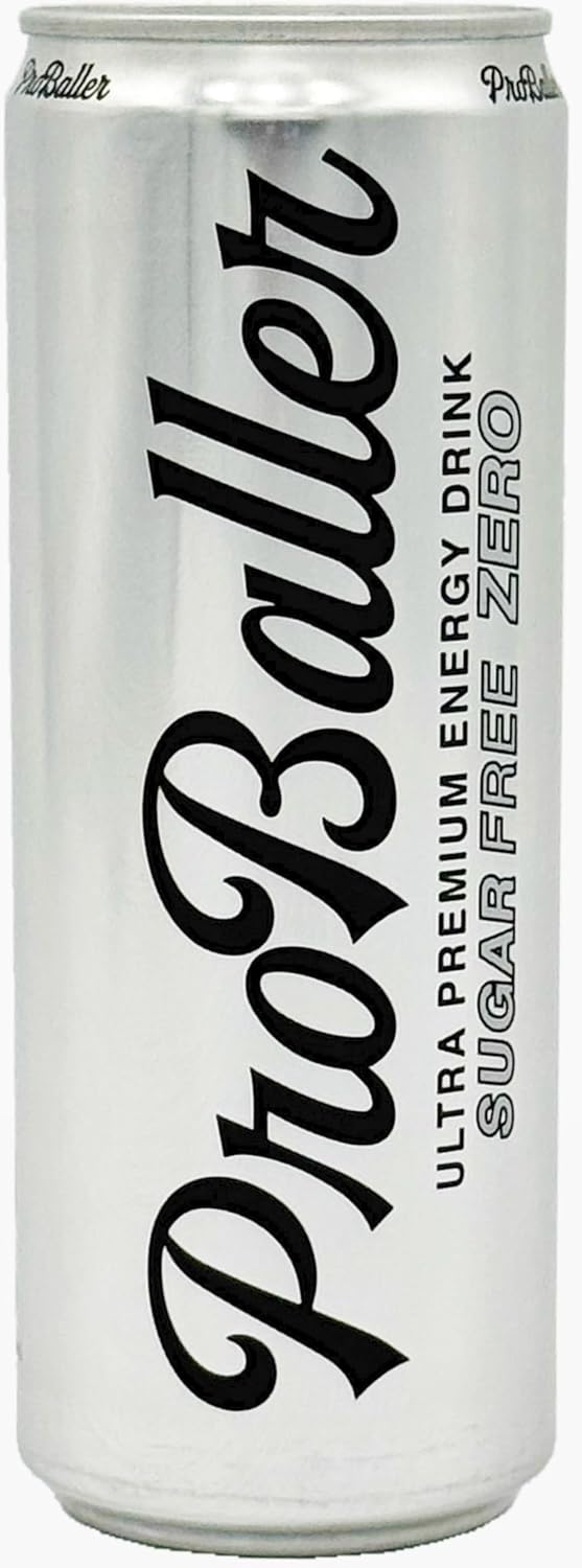 ProBaller Ultra Premium Energy Drink - Natural Clean NSF Certified Sport Drink - Gluten Free, Amino Acids, Taurine, Biotin, Organic Agave, Vitamin B 12 Methylcobalamin, Electrolytes - 15 Pack - Citrus