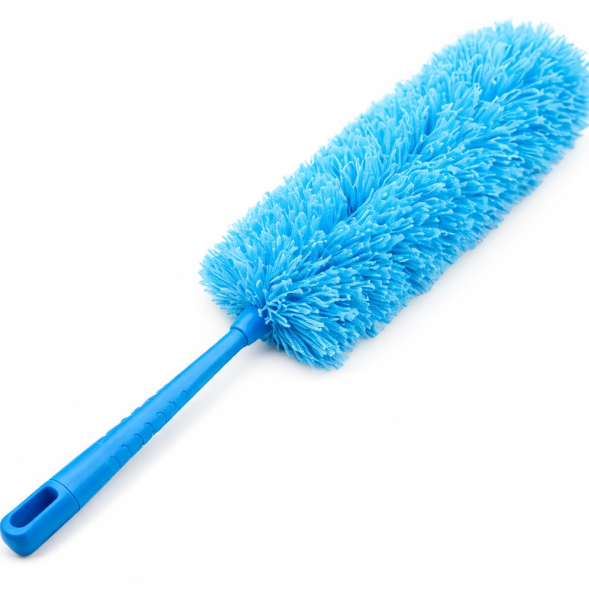 Microfiber Duster with Long Handle | Extendable Cleaning Brush for Home & Car | Soft Washable Dust Cleaner for Fans, Ceilings, Walls, Furniture & Beds (Blue)-image-21