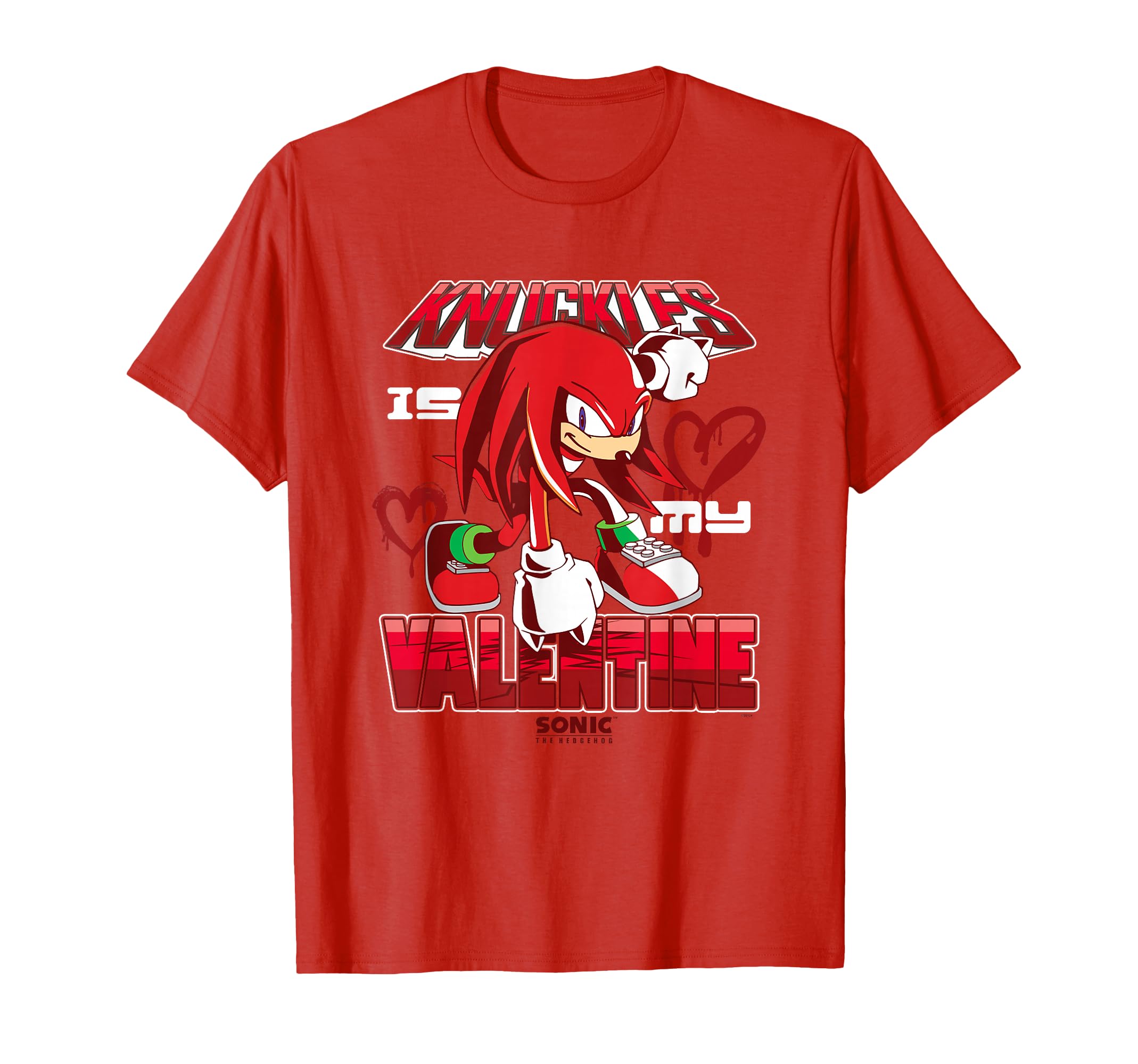 Sonic The Hedgehog Valentine's Day Knuckles My Valentine T-Shirt