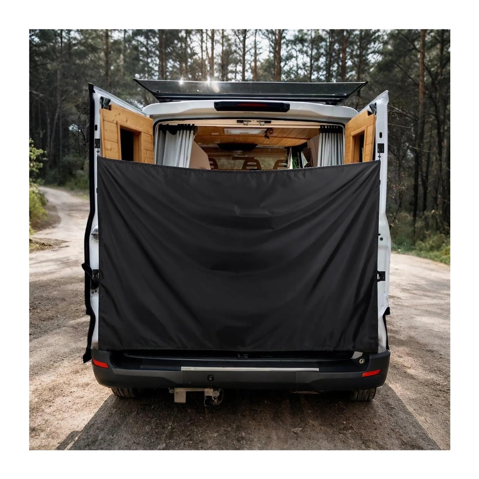Rideau Arrière Fourgon Occultant Rideau de Douche Camping