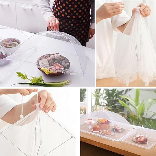 Miniatura 5 de Paquete de 7 fundas de malla emergentes para alimentos al aire libre, 2 grandes (40 x 24 pulgadas) y 5 (17 x 17 pulgadas) para tiendas de campaña de