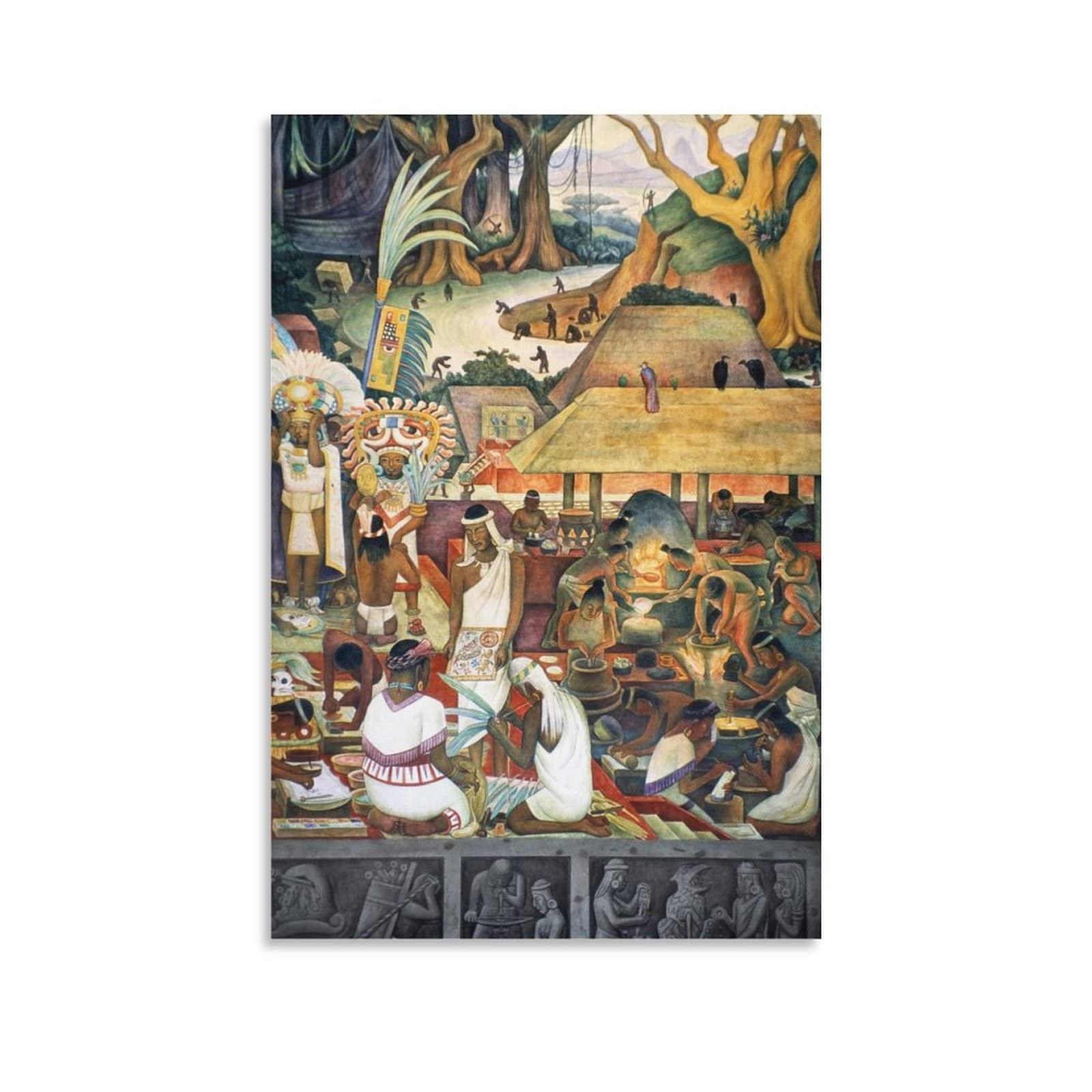 Amazon.co.jp: Diego Riveraディエゴ・リベラ絵画作品『リベラ