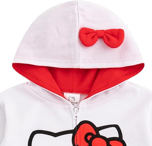 Miniatura 3 de Hello Kitty - Sudadera con capucha y cremallera para bebés, niños pequeños y niñas