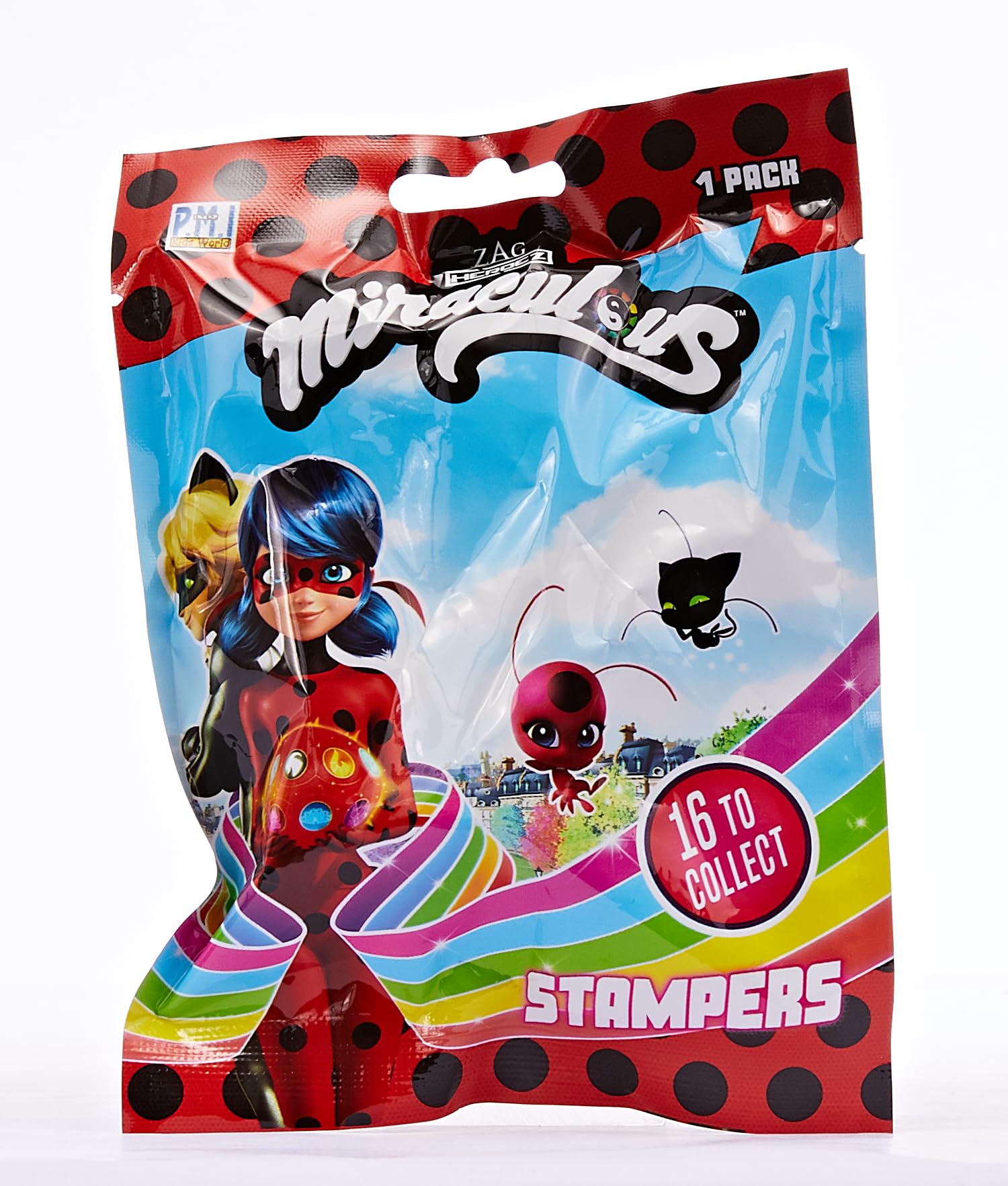 Figurine Tampon 3D Miraculous - Sachet Surprise - Collection De 16 Personnages - Cadeau Enfant