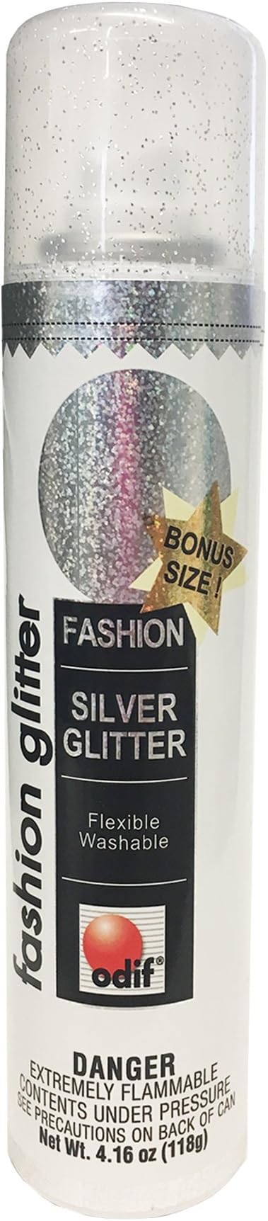 Silver Fashion Glitter Spray