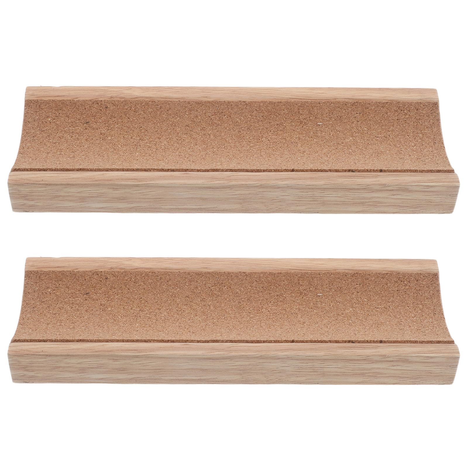 Soporte de madera para rodillo con base estable para proteger superficies de cocina, 2 unidades