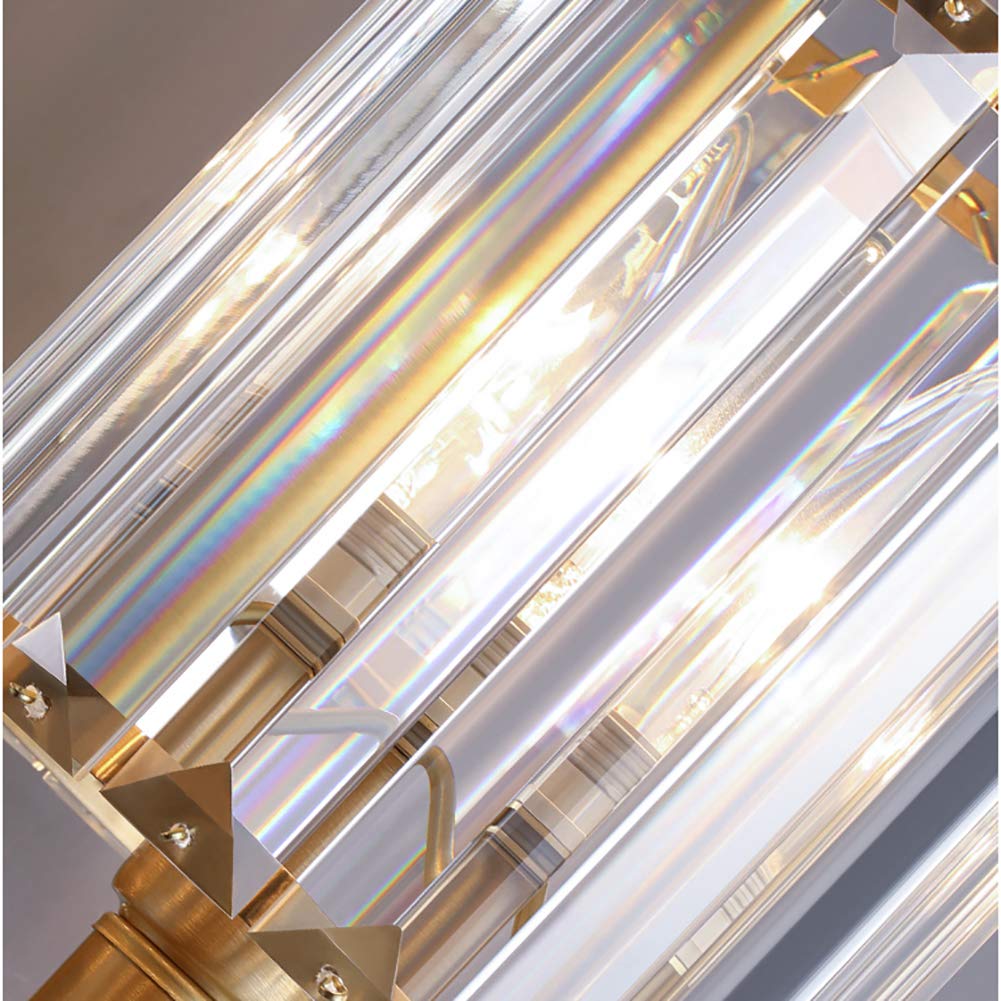 MZStech Muurverlichting vintage industriële wandkandelaar,kleurige glazen bol met lange arm gouden wandlamp, gouden Muurlampen voor nachtkastje (Amber