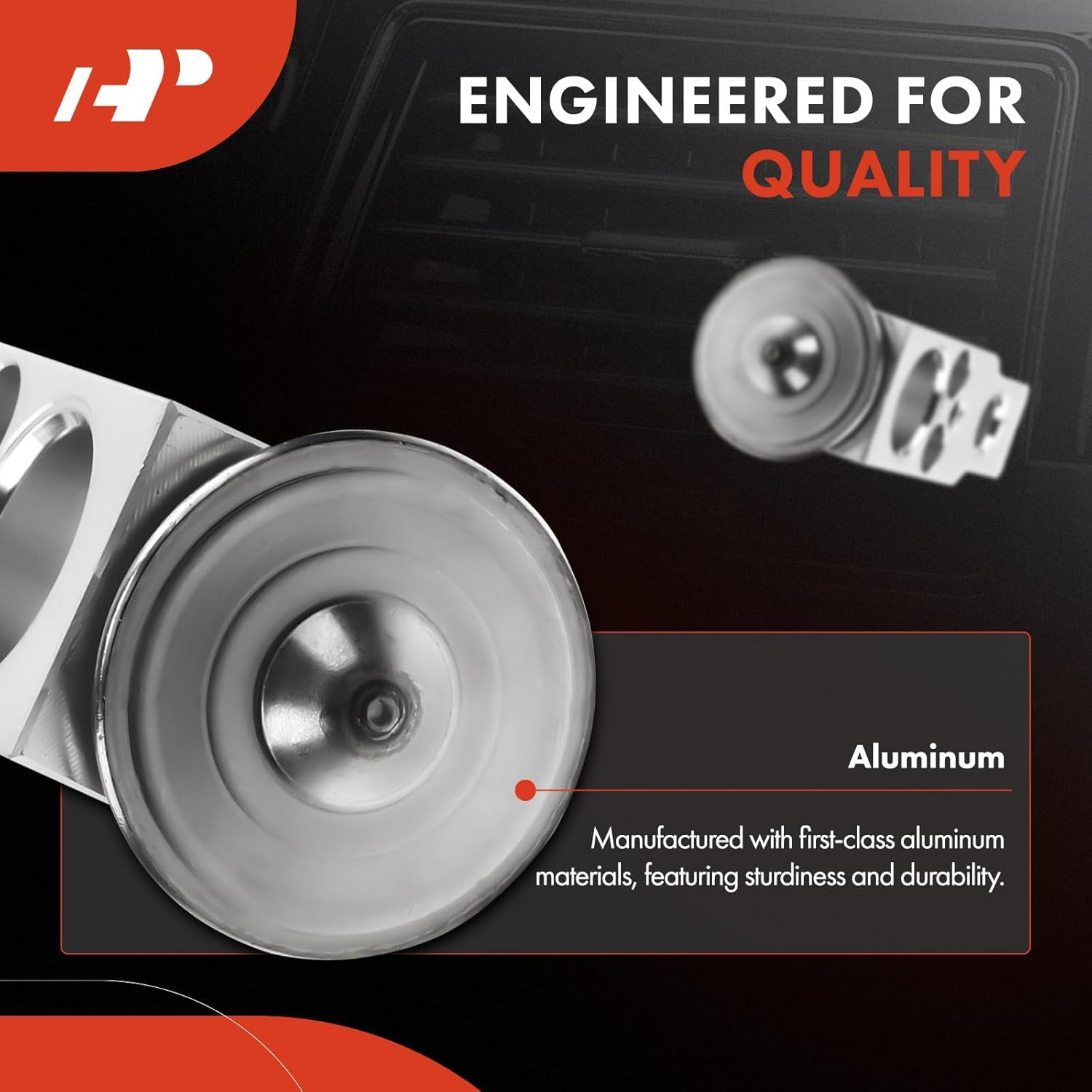 A-Premium AC Expansion Valve Compatible with Honda Accord 2015/2017 2.0L, Insight 2010-2014 1.3L, CR-Z 2011-2016 1.5L, Naturally Aspirated only