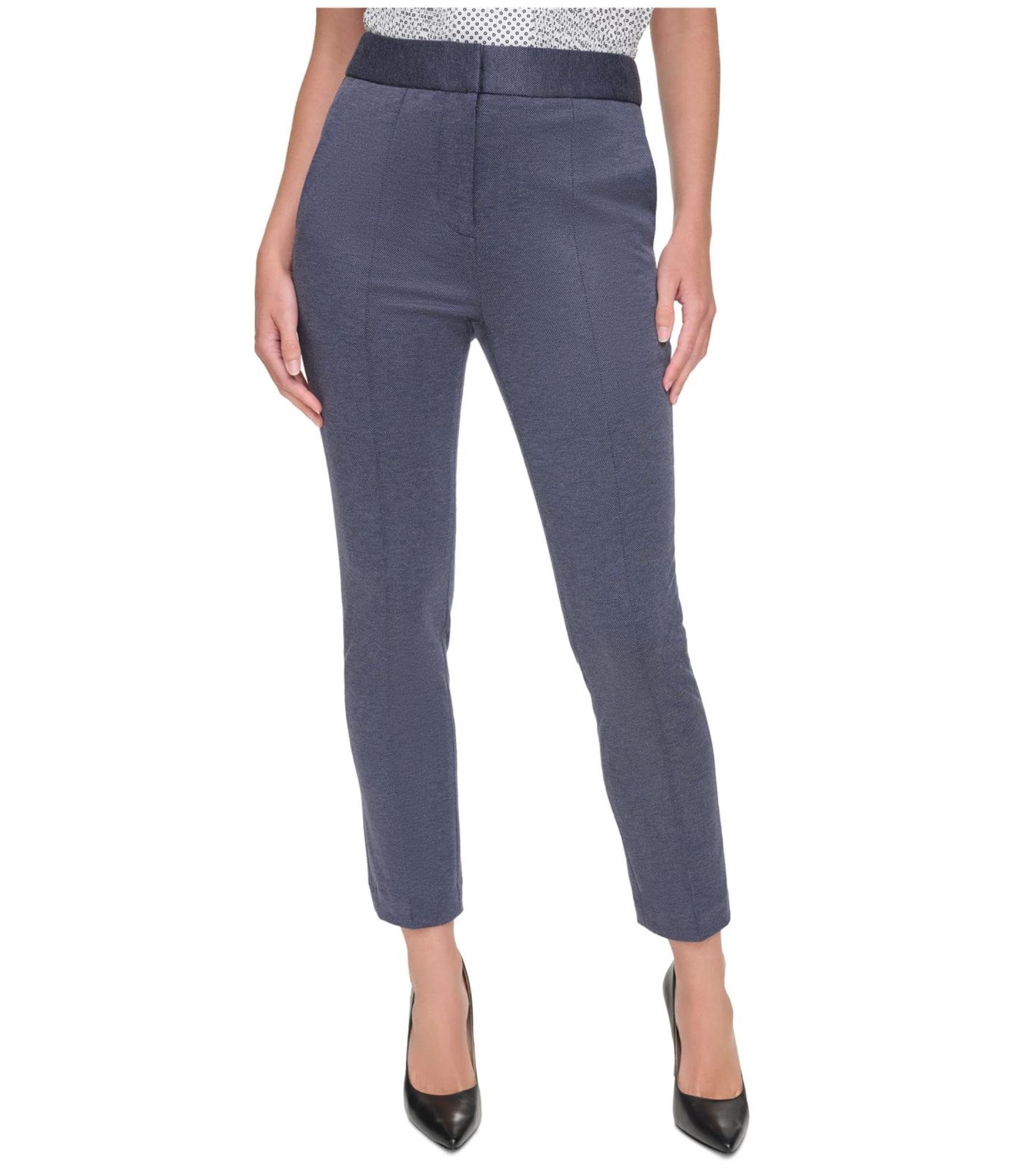 Tommy Hilfiger Womens Slim Fit Ankle Pants