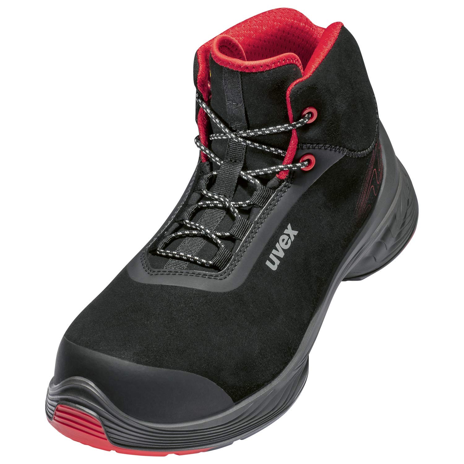Uvex 1 G2 Stiefel S3 Src 6839239 1 G2 6839239 ESD Botas de seguridad S3 (UE): 39 rojo y negro, 1 par, duraderas y resistentesHombre