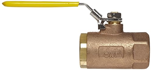 Miniatura 2 de Apollo Serie 70-100 Válvula de bola de bronce con drenaje automático, dos piezas, en línea, palanca de bloqueo de pestillo, 34" NPT hembra