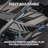 Playseat Trophy - Logitech G Edition Sim Racing Cockpit | Completamente Regolabile | Supporta Tutti i Volanti Direct Drive | Leggero e Robusto | Comfort assoluto | Similpelle con Materiale ActiFit - 6