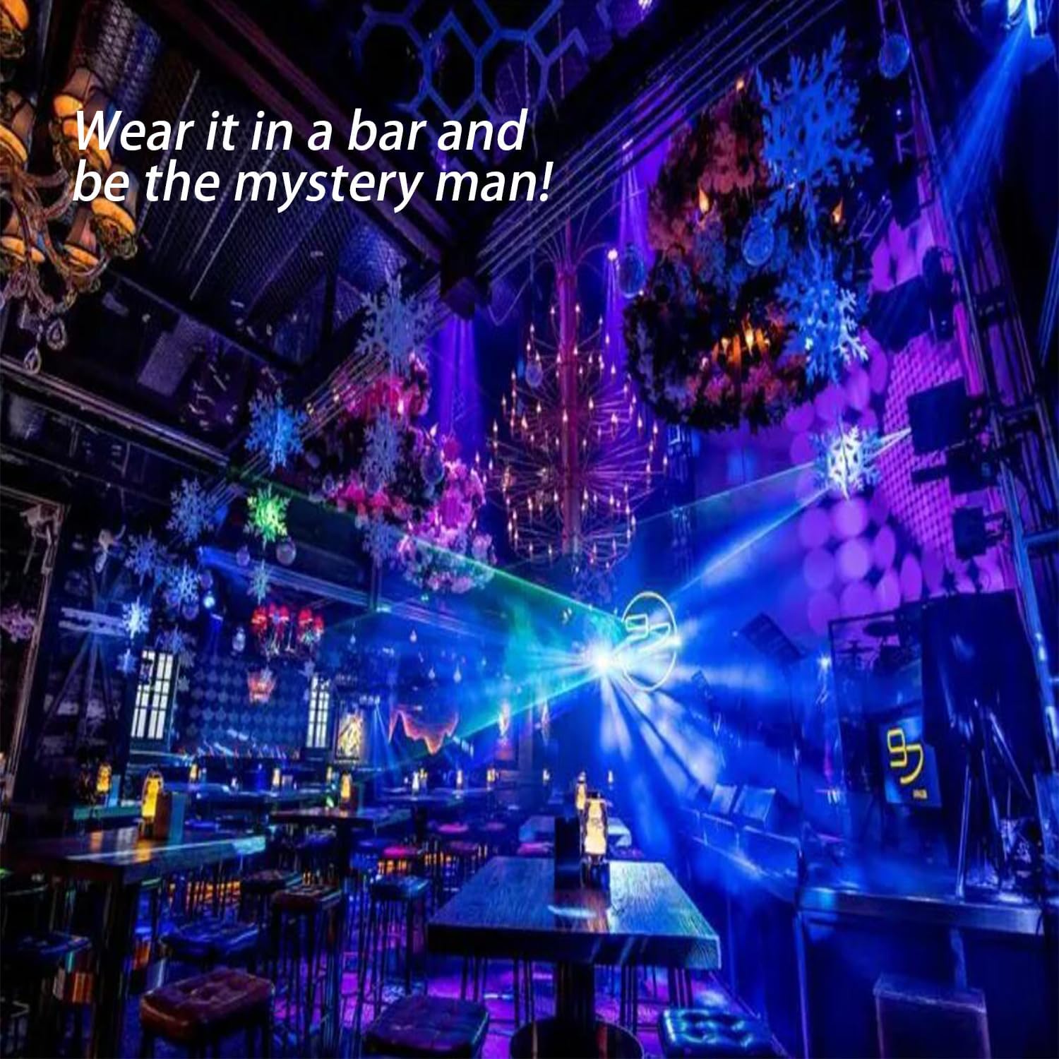 TFTSR Masquerade Masks for Women Couples & Men - Lace Adults Party Costume Venetian Dress & Mardi Gras Mask in Gold & Black - Image 7