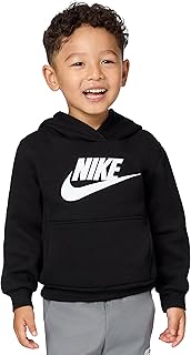 Nike Kids' Sportswear Club Fleece Pullover Hoodie (Large Swoosh Logo)