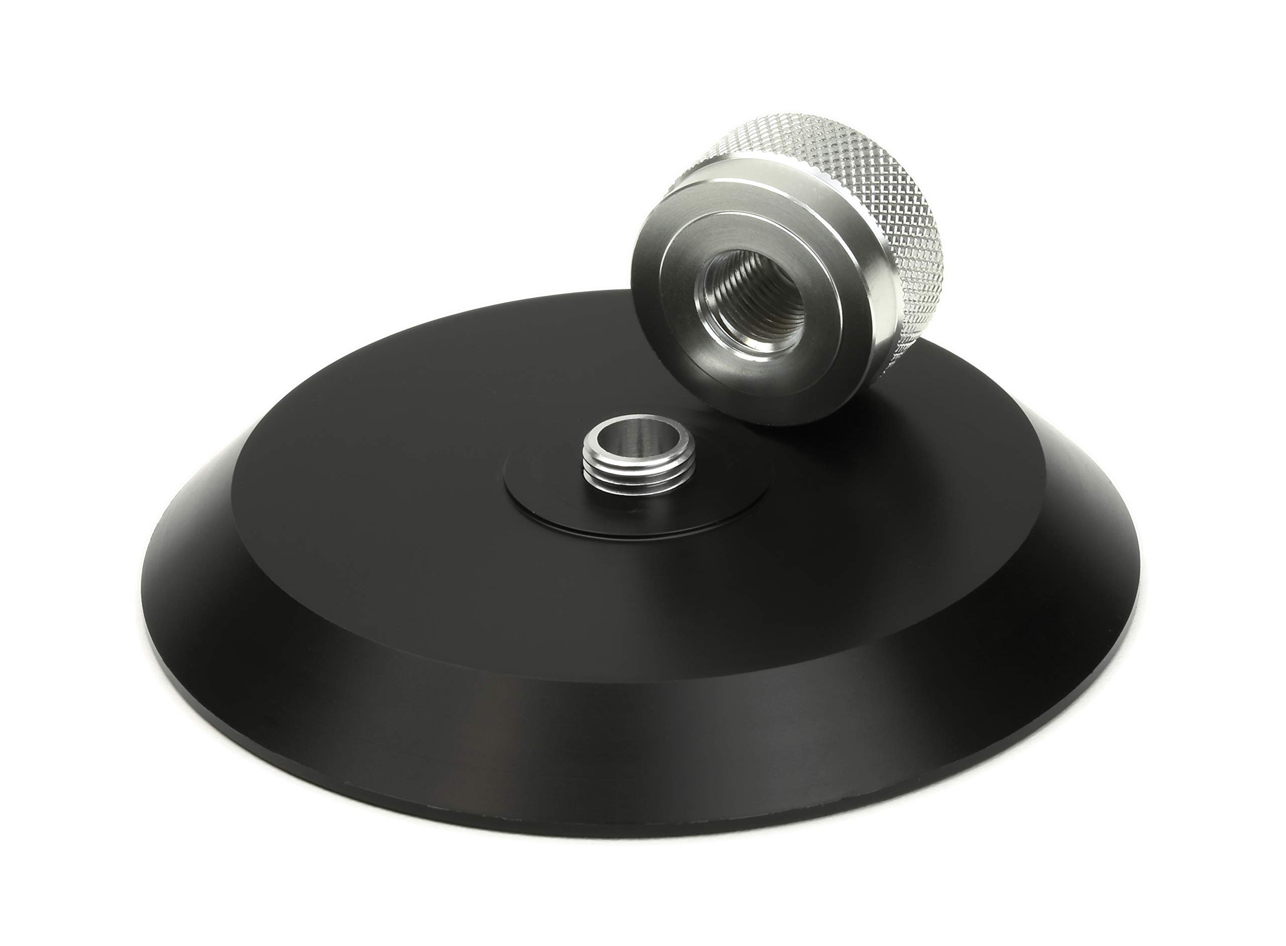Dynavox VC80 morsetto per dischi vinilici in alluminio, nero