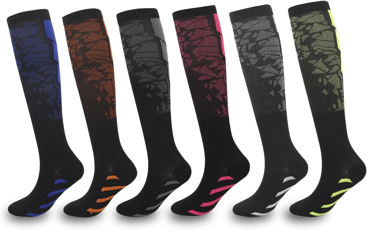 Men's Women's Sports Nylon Compression Socks Running Cycling Pressure