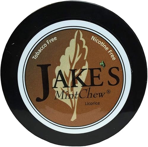 Miniatura 2 de Jake's Mint Chew - Regaliz - Paquete de 5 - Sin tabaco ni nicotina