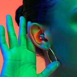 Eargasm Earlights Light Up High Fidelity LED Earplugs for Concerts, Festivals, Raves, Musicians, Sports Events, Live Entertainment for Safe Noise Reduction (Premium Gift Box Packaging)