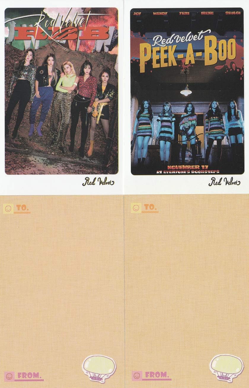 K-POP Group 2020 New Photo Message Card 56pcs set (Postcard / 56sheets) (REDVELVET) - Image 6