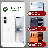 Vista 15 de GONEZ Funda para iPhone 14 Pro, compatible con Magsafe, con protector de pantalla + protector de lente de cámara, forro de microfibra suave