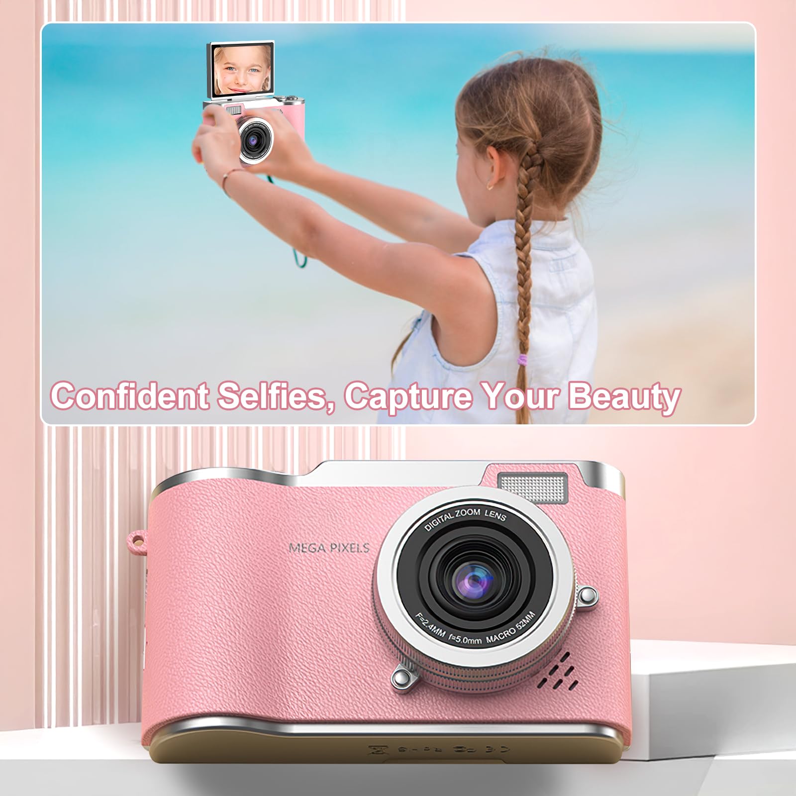 Amazon | 写真撮影オートフォーカス用4Kデジタルカメラ。 | コンパクト