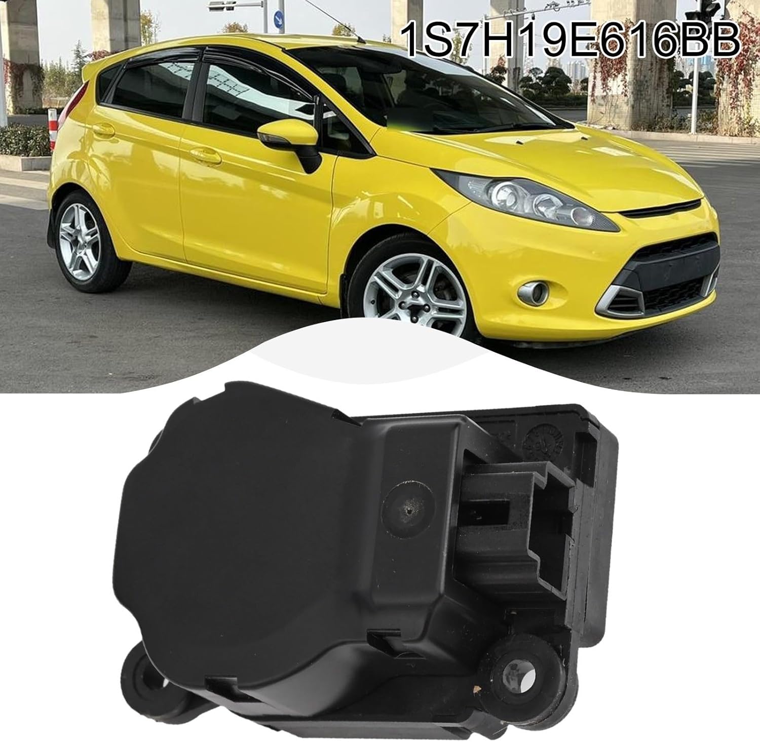 A/C Electric Blending Flap Actuator For Ford For Fiesta 2008-2017 1S7H19E616BB Heater Blend Door Actuator, Automotive Replacement Heater Blend Door Levers Parts