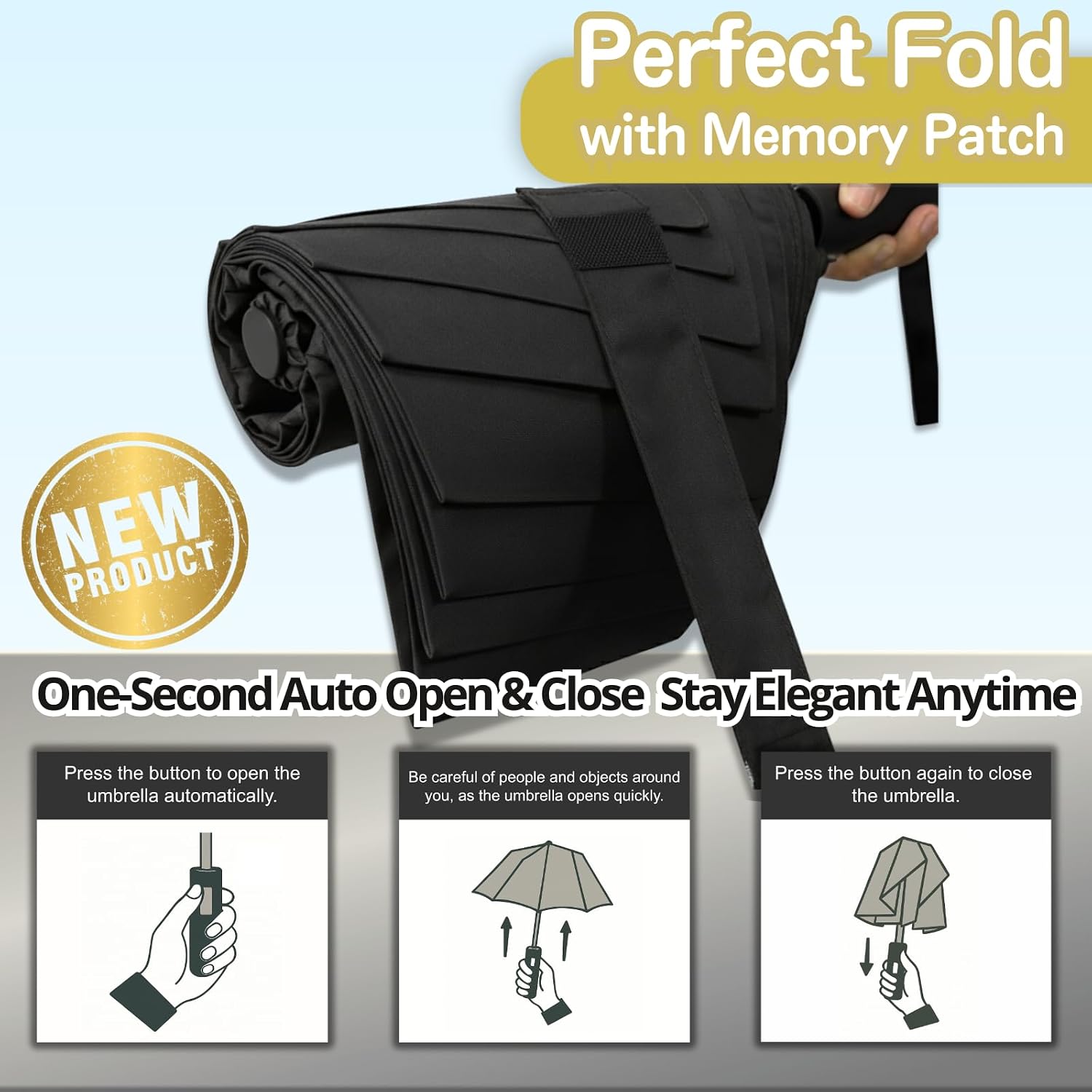 Automatic Folding Umbrella