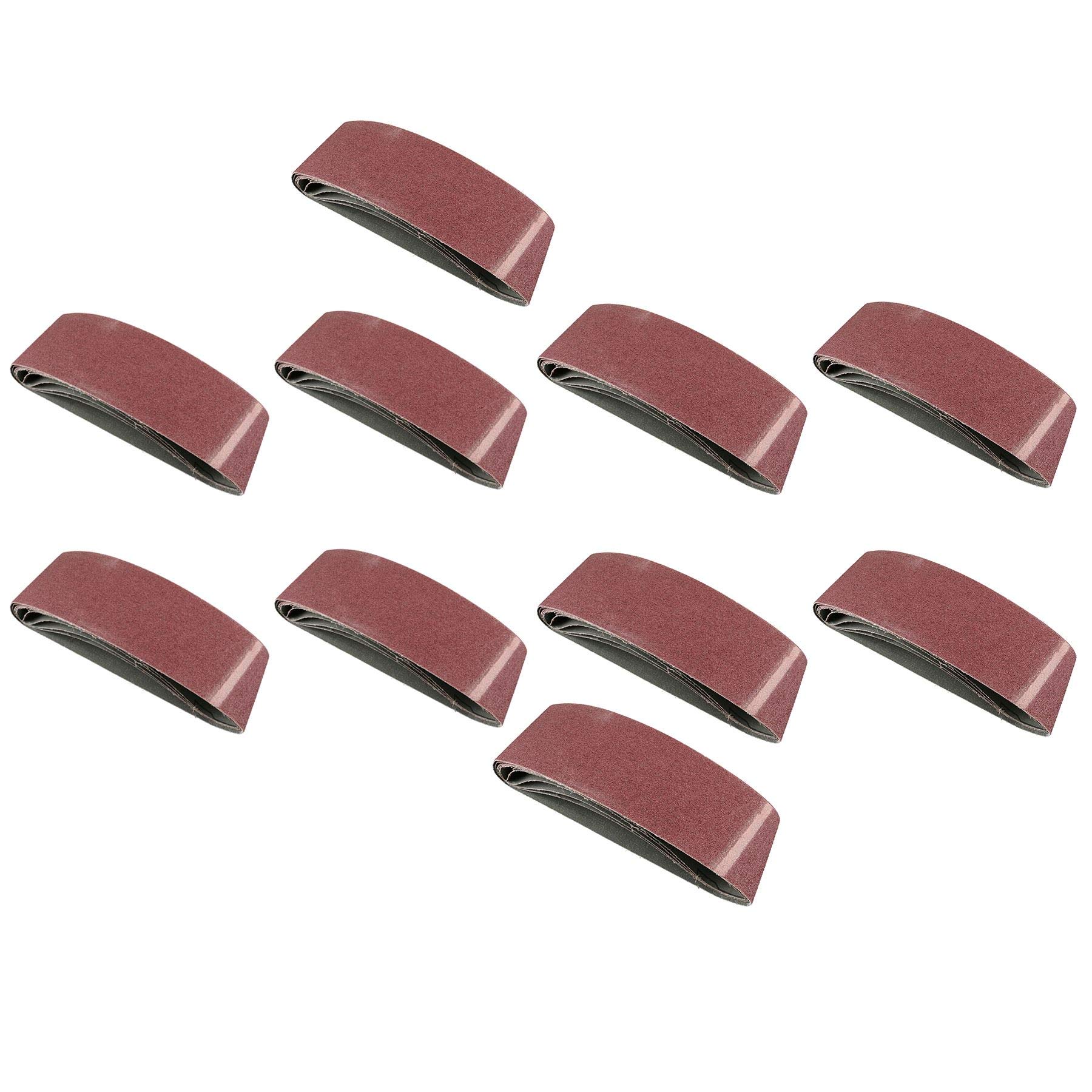 533 mm x 75 mm grano 80 lijadora fina bandas de lijado discos abrasivos 50pk