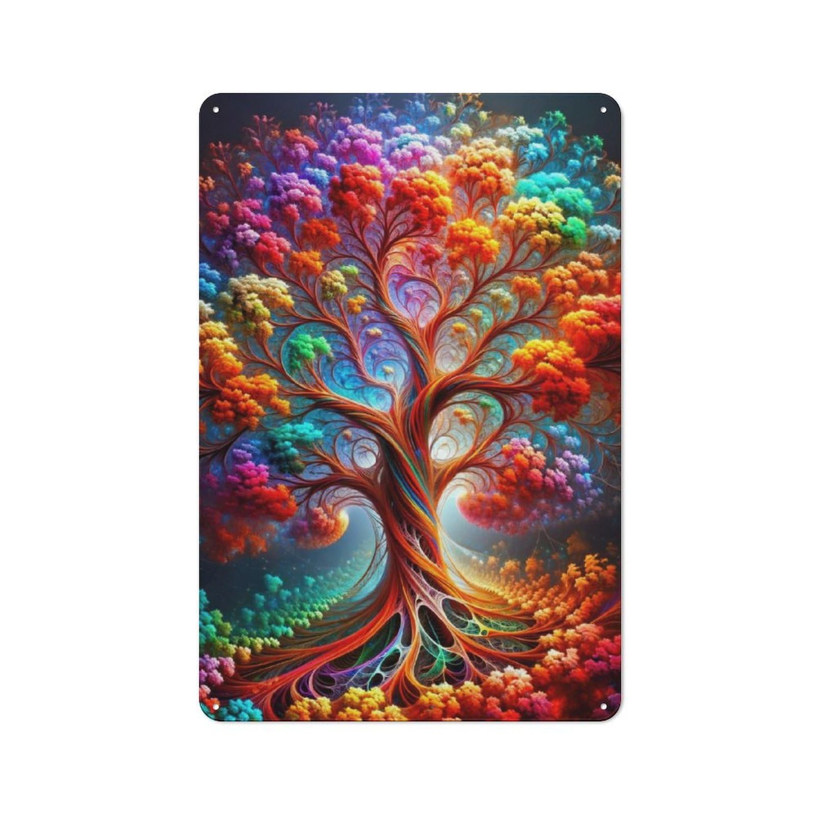 Junmoney The Neon Arboretum Retro Metal Plaque 30X20cm For Bar Or Restaurant, Suited To Restaurant Interior Fans