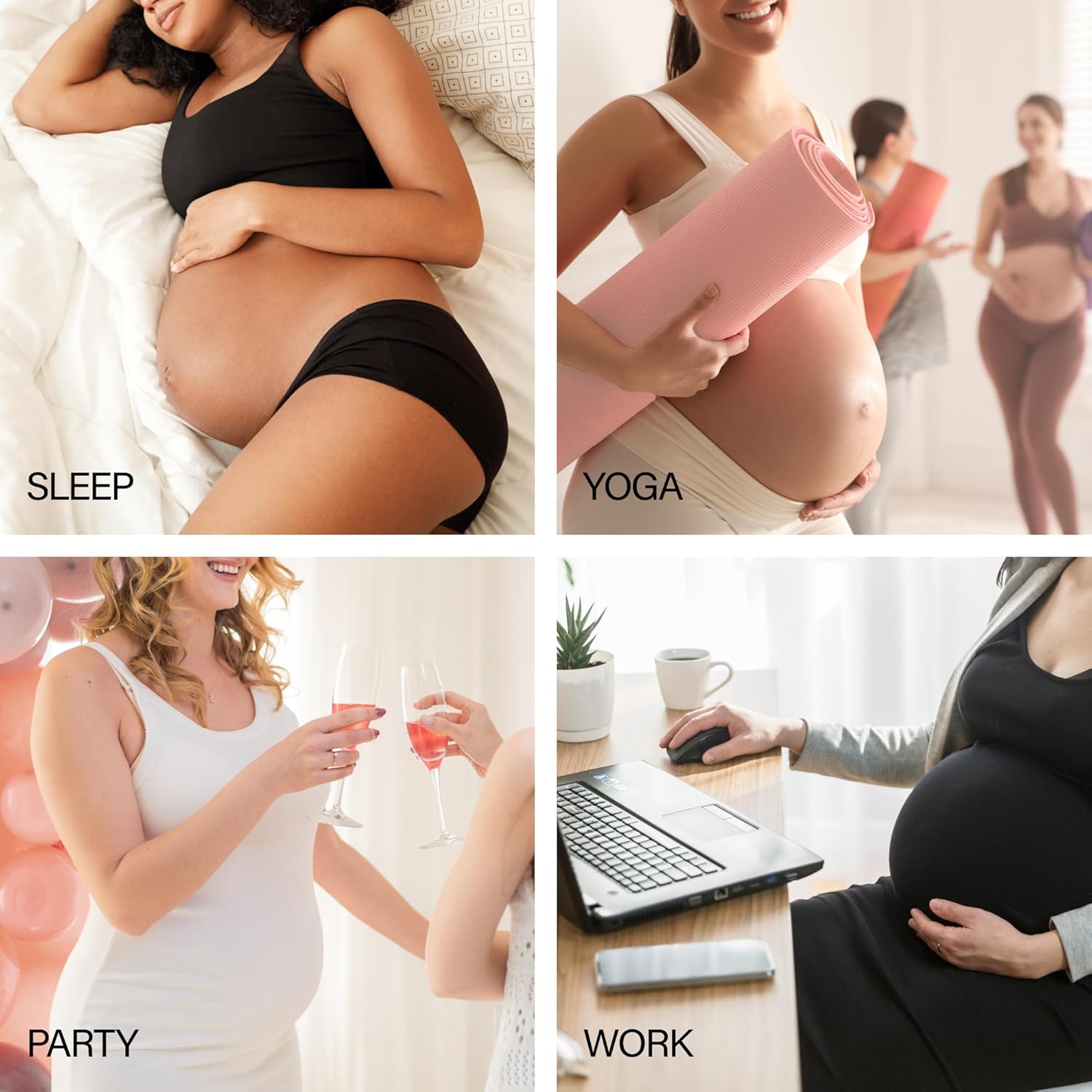 Motherhood Maternity 2-Pack Seamless Over-the-Bump Panty - Image 4